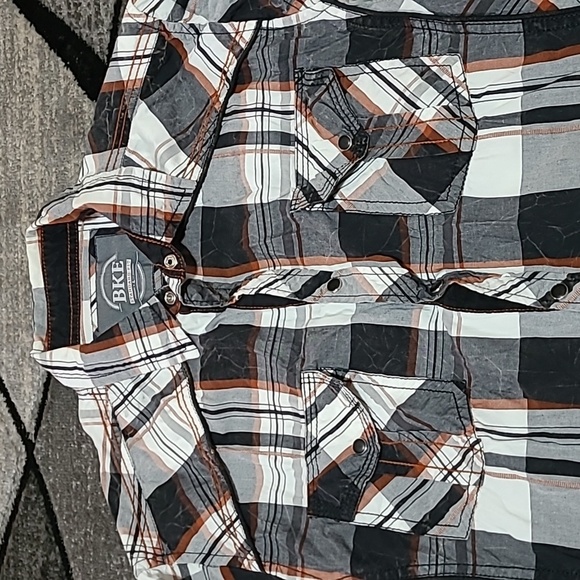 BKE PLAID SNAP-BUTTON STANDARD FIT LONG-SLEEVE SHIRT - Picture 2 of 14